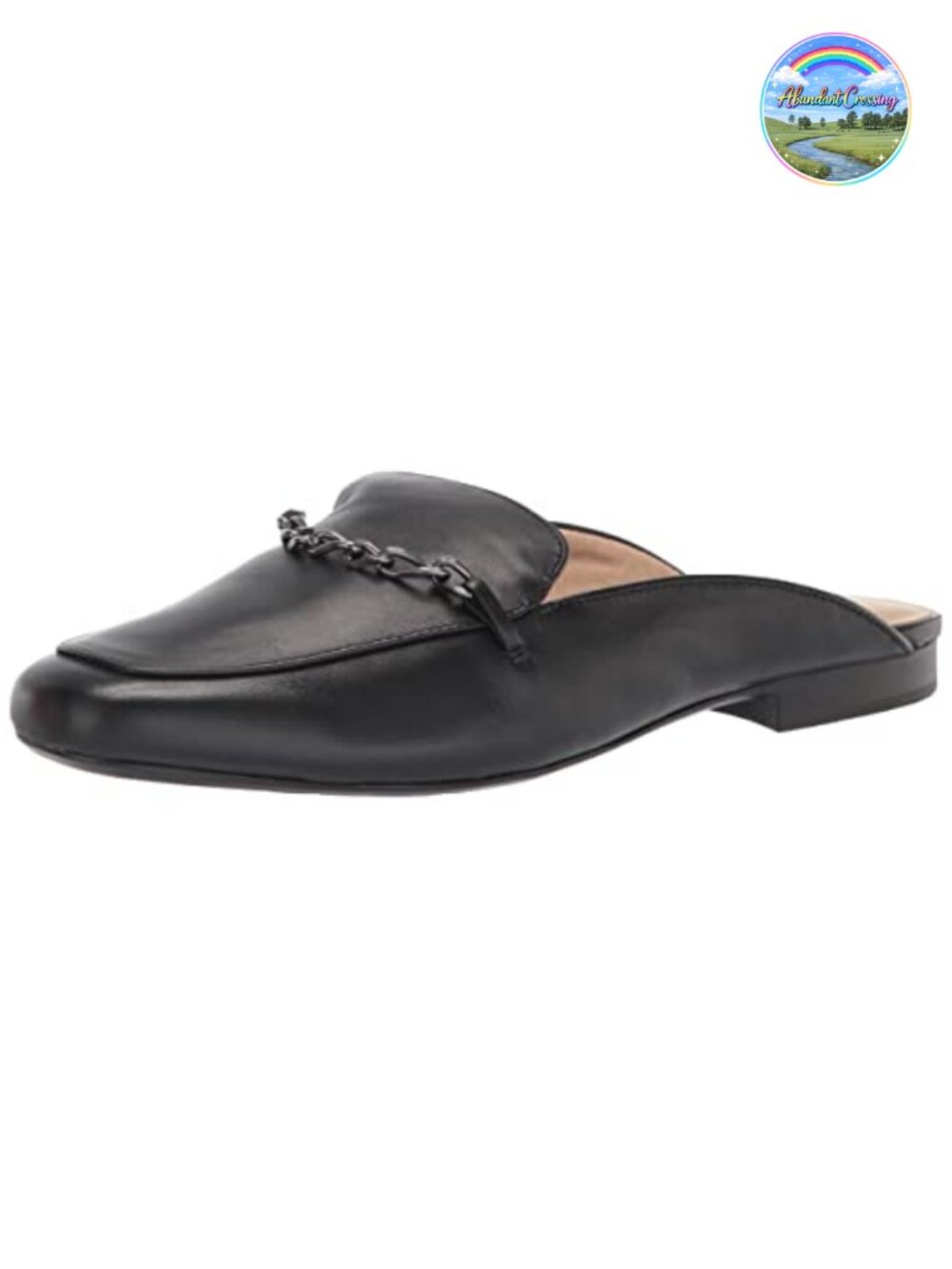 Naturalizer Emiline Mule Women's Square Toe Flat Loafer Slip On Comfort